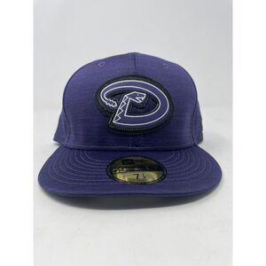 New Era 59Fifty Arizona Diamondbacks Purple MLB Fitted Hat Mens Size 7‎ 1/8 NEW